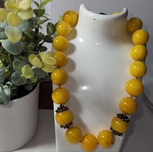 #2493, RARE, "NATURAL EGG YOLK BALTIC AMBER BUTTERSCOTCH NECKLACE, SIGNED ZAKI B